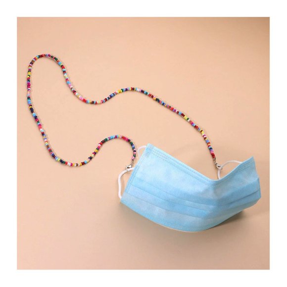 Multi Color Beaded Eyeglass Chain - Picture 5 of 5